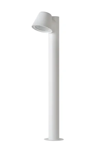 Парковый светильник Dingo-Led 14881/70/31 Lucide уличный IP44 белый 1 лампа, плафон белый в стиле современный GU10 фото 2